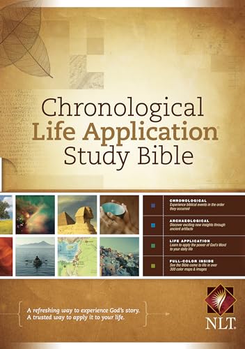 Book Cover NLT Chronological Life Application Study Bible (Hardcover)