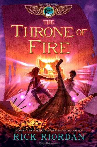 Book Cover The Throne of Fire (The Kane Chronicles, Book 2)