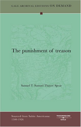 Book Cover The punishment of treason