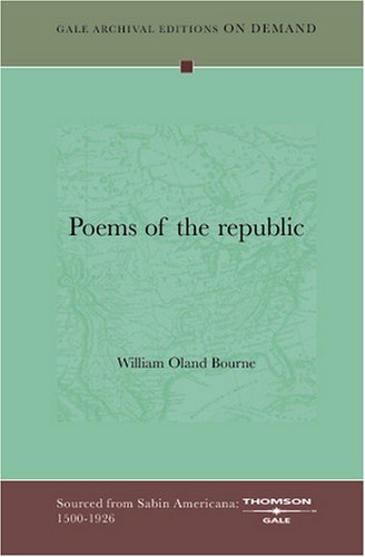 Book Cover Poems of the republic