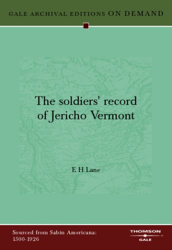Book Cover The soldiers' record of Jericho Vermont