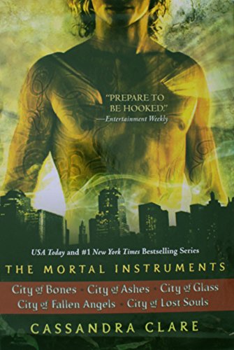 Book Cover The Mortal Instruments: City of Bones; City of Ashes; City of Glass; City of Fallen Angels; City of Lost Souls