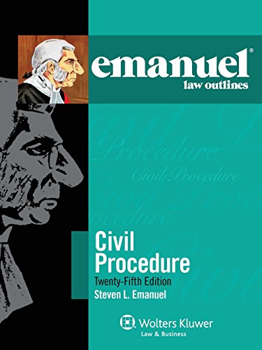 Book Cover Emanuel Law Outlines: Civil Procedure