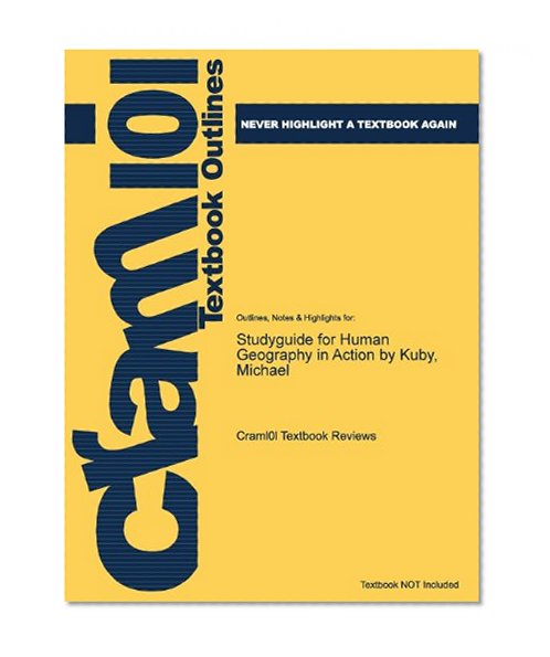 Book Cover Studyguide for Human Geography in Action by Kuby, Michael