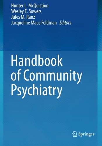 Book Cover Handbook of Community Psychiatry