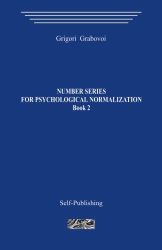Book Cover Number series for psychological normalization. Book2 k2