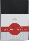 Book Cover RVR 1960 Biblia para Regalos y Premios, negro imitación piel (Spanish Edition)
