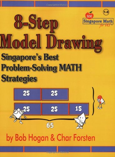 Book Cover 8-Step Model Drawing: Singapore's Best Problem-Solving Math Strategies