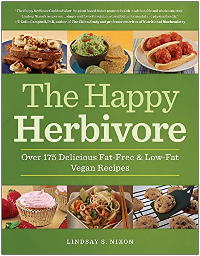 Book Cover The Happy Herbivore Cookbook: Over 175 Delicious Fat-Free and Low-Fat Vegan Recipes