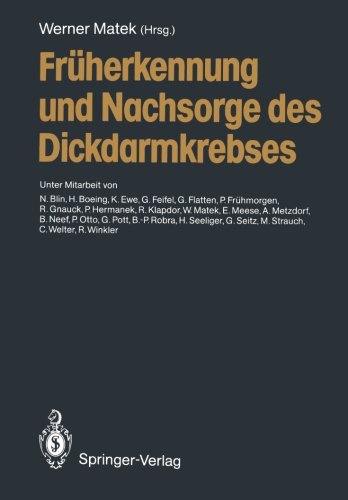 Book Cover Früherkennung und Nachsorge des Dickdarmkrebses (German Edition)