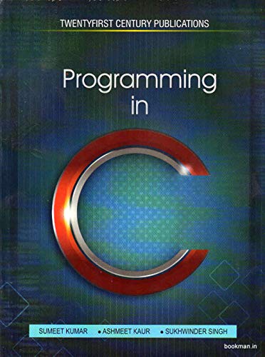 Book Cover Programming In C