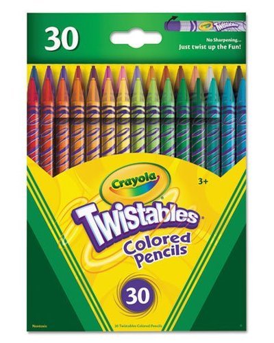 Book Cover Crayola Twistables Colored Pencils, Scented Colored Pencils, 30 Count