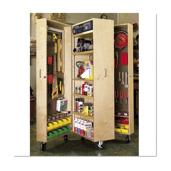 Book Cover Mobile Tool Cabinet: Downloadable Woodworking Plan