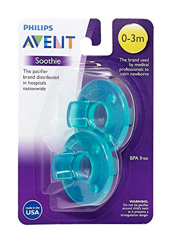 Book Cover Philips Avent SCF190/01 Soothie 0-3mth Green/Green, 2 Count