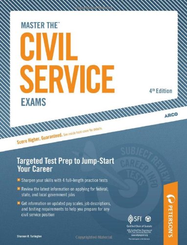 Book Cover Master The Civil Service Exam: Targeted Test Prep to Jump-Start Your Career