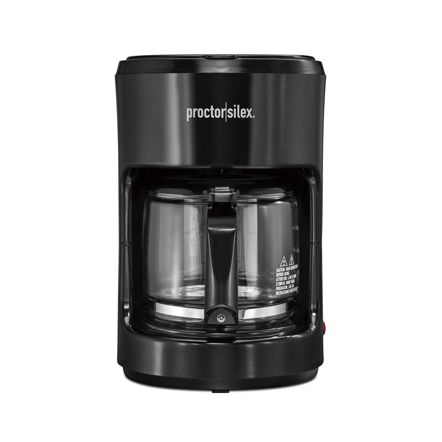 Book Cover Proctor Silex Coffee Maker, Works with Smart Plugs That are Compatible with Alexa, Auto Pause and Serve, 10-Cup, Black
