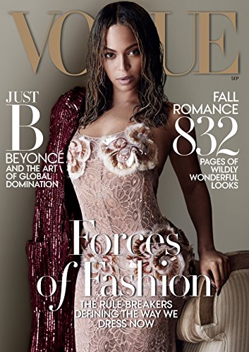 Book Cover Vogue Magazine (September, 2015) Beyonce Cover