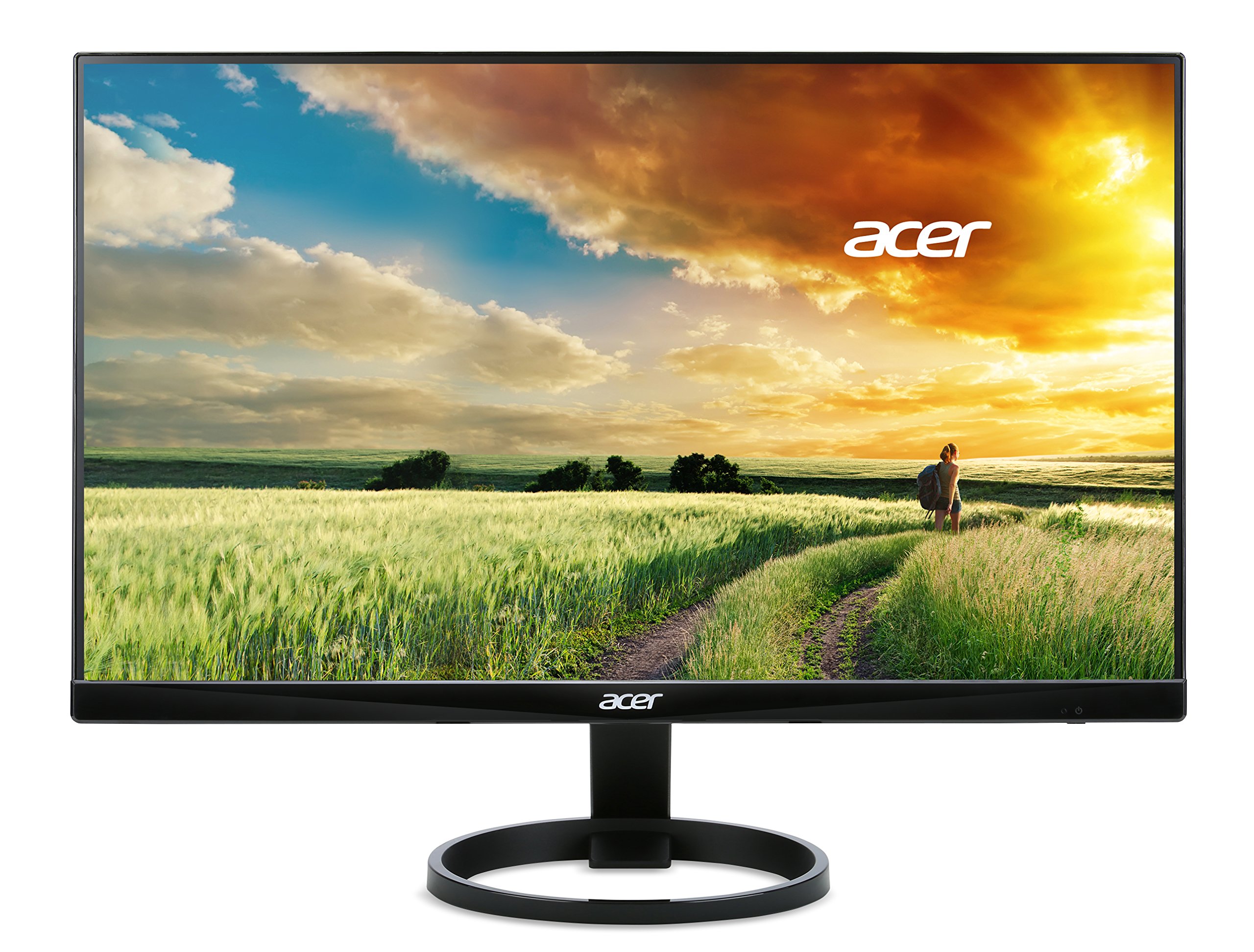 Book Cover Acer 23.8” Full HD 1920 x 1080 IPS Zero Frame Home Office Computer Monitor - 178° Wide View Angle - 16.7M - NTSC 72% Color Gamut - Low Blue Light - Tilt Compatible - VGA HDMI DVI R240HY bidx Monitor only 23.8-inch IPS 60Hz