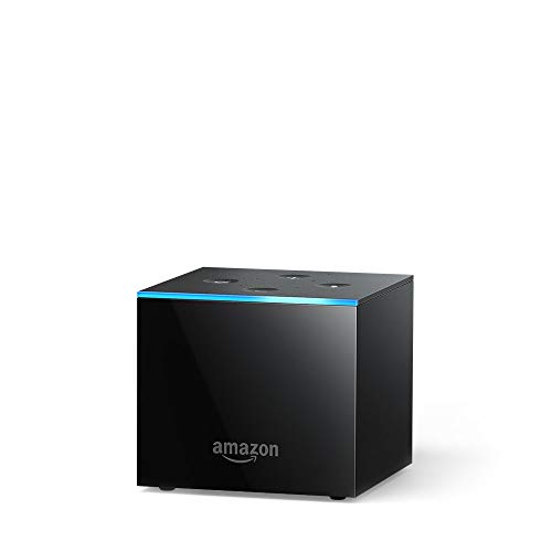 Book Cover Fire TV Cube, hands-free with Alexa and 4K Ultra HD (includes all-new Alexa Voice Remote), streaming media player