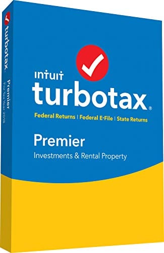 Book Cover TurboTax Premier + State 2018 Tax Software [PC/Mac Disc] [Amazon Exclusive]
