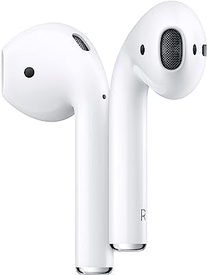 Book Cover Apple AirPods (2nd Generation) Wireless Earbuds with Lightning Charging Case Included. Over 24 Hours of Battery Life, Effortless Setup. Bluetooth Headphones for iPhone