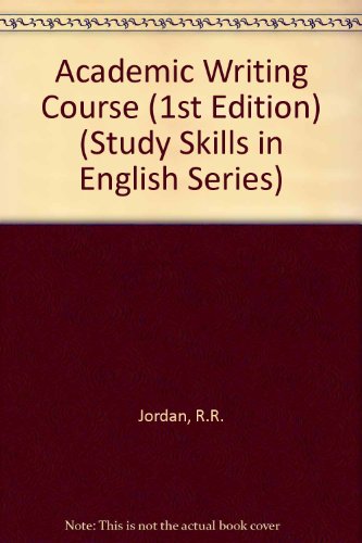 Book Cover Academic Writing Course (Collins study skills in English)