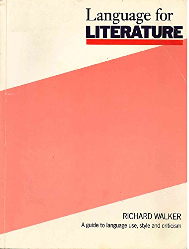 Book Cover Language for Literature (Nelson skills programme - reading skills)