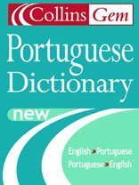 Book Cover Collins Gem Portuguese Dictionary English-Portuguese, Portuguese-English, Pocket size