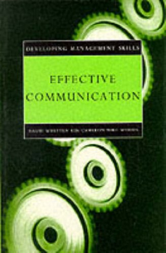 Book Cover Effective Communication (Developing Management Skills)