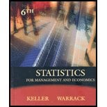 Book Cover Statistics for Management and Economics - Textbook Only