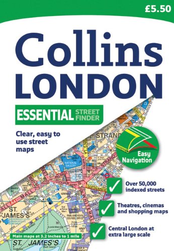 Book Cover Collins London Essential Street Finder (Collins Travel Guides)