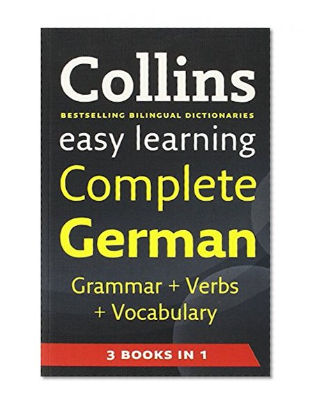 Book Cover Easy Learning Complete German Grammar, Verbs and Vocabulary (3 Books in 1) (Collins Easy Learning German) (German and English Edition)
