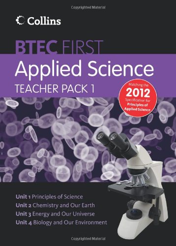 Book Cover New BTEC Applied Science: Teacher Pack 1: Principles of Applied Science