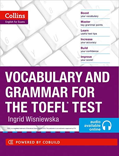 Book Cover Vocabulary and Grammar for the TOEFL Test