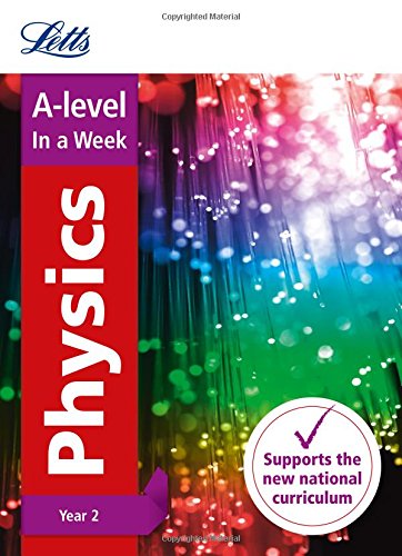 Book Cover Letts A-level In a week - New 2015 Curriculum – A-level Physics Year 2: In a Week (Letts A-level Revision Success)