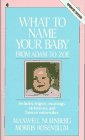 Book Cover What to Name Your Baby