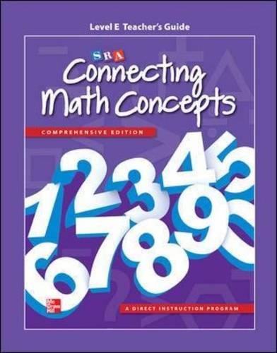 Book Cover Connecting Math Concepts Level E, Additional Teacher Guide