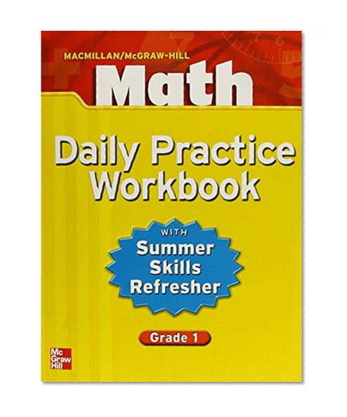 Book Cover Math: Daily Practice Workbook, Grade 1