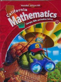 Book Cover Macmillan McGraw-Hill California Mathematics: Concepts, Skills, and Problem Solving (Vol. 2)
