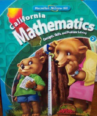 Book Cover California Mathematics Grade 2 (Volume 2)