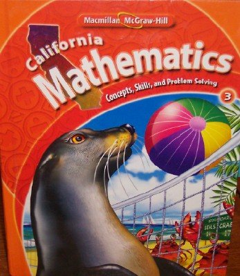 Book Cover California Mathematics Grade 3 (Concepts, Skills, and Problem Solving)
