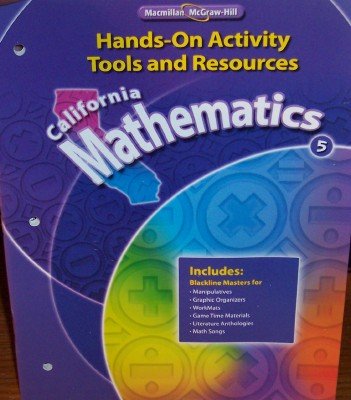 Book Cover Hands-On Activity Tools and Resources Grade 5 (California Mathematics, Math Connects)