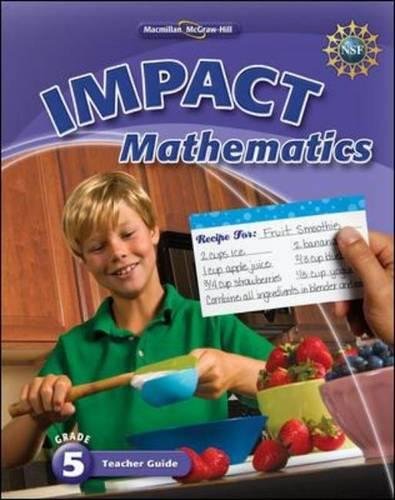 Book Cover Math Connects, Grade 5, IMPACT Mathematics, Teacher Edition (ELEMENTARY MATH CONNECTS)