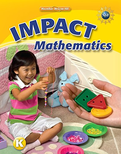 Book Cover Math Connects, Grade K, IMPACT Mathematics, Student Edition