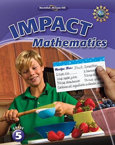 Book Cover Math Connects, Grade 5, IMPACT Mathematics, Student Edition