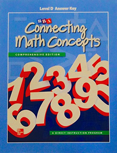 Book Cover Connecting Math Concepts Level D, Additional Answer Key