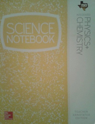 Book Cover Science Notebook Integrated Physics + Chemistry (Teacher Annotated Edition)