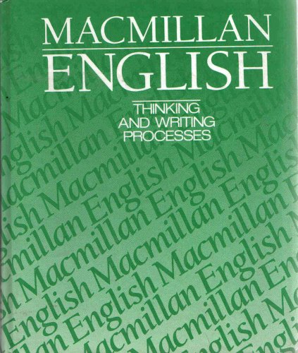 Book Cover Macmillan English 9: Thinking And Writing Processes