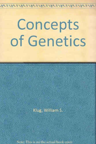 Book Cover Concepts of Genetics