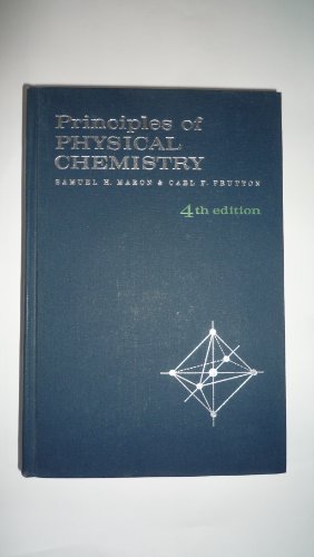 Book Cover Principles of Physical Chemistry